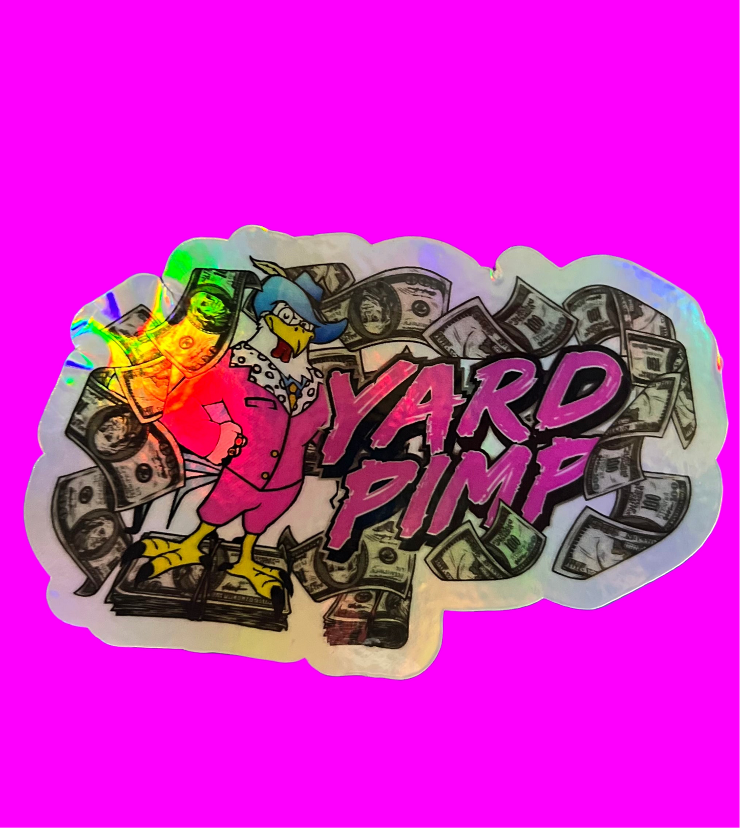 Yard Pimp Sticker